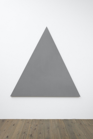 Alan Charlton, Triangle Painting, 2015, Slewe Gallery