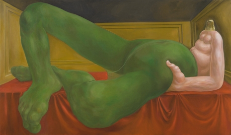 Louise Bonnet, Green Pantyhose, 2022, Gagosian