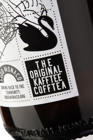 Albert Oehlen, Kafftee/Cofftea, a hybrid coffee/tea beverage developed by Albert Oehlen in collaboration with Aqua Monaco, , Gagosian