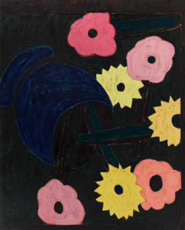 Tal R, Untitled Flowers, 2022  , Victoria Miro