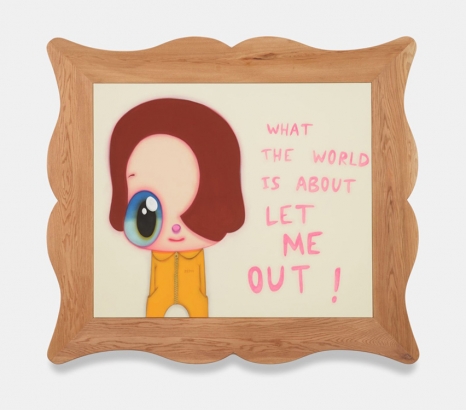 Javier Calleja, What the world is about. Let me out!, 2022, Almine Rech