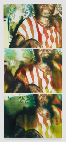 Africanus Okokon , Life’s a Gas (Verbatim 3 triptych), 2022 , Sean Kelly