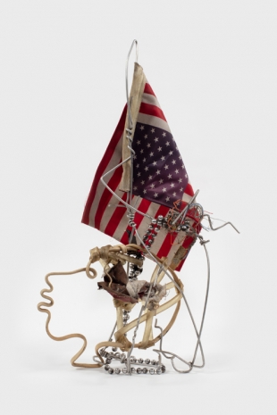 Lonnie Holley, Space Babies Will See the Flag Upside Down, 2008 , Blum & Poe