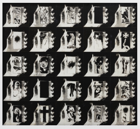 Wallace Berman , Untitled I-III , c. 1975, galerie frank elbaz