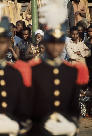 William Klein, Independence parade, Dakar, Senegal, 1963 , Howard Greenberg Gallery