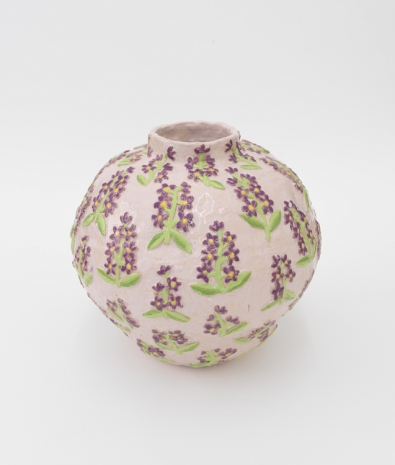 Ben Sledsens, Pink Vase Purple Flowers, 2021 - 2022 , Tim Van Laere Gallery
