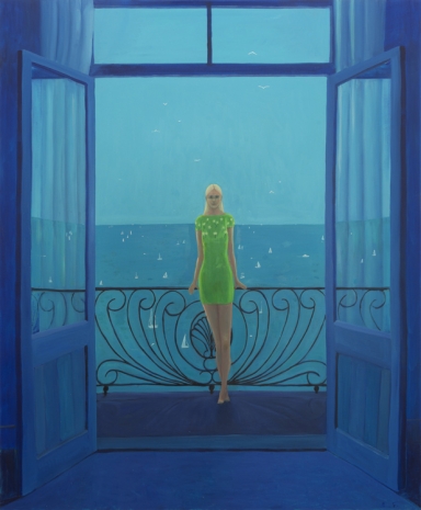 Ben Sledsens, Blue Room, Blue Sea, 2021 - 2022, Tim Van Laere Gallery