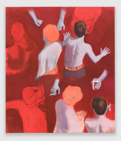 Thomas Eggerer, Red Miasma, 2014, David Zwirner