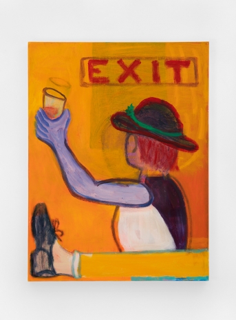 Katherine Bradford, The Get Away Hat, 2022 , Anton Kern Gallery