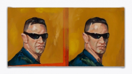 Danny Bredar , Two Cops in the Sun, 2022 , Rhona Hoffman Gallery