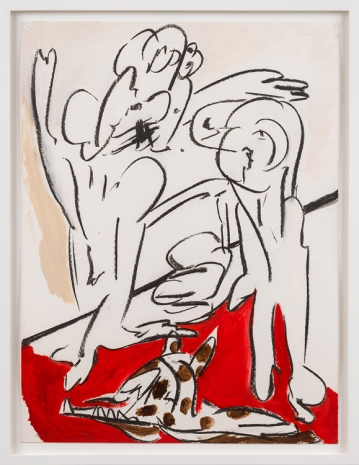 Jacqueline de Jong, Untitled (Upstairs-Downstairs), 1986 , Capitain Petzel