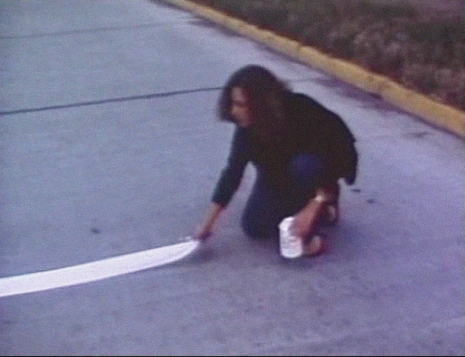 Lotty Rosenfeld , UNA MILLA DE CRUCES SOBRE EL PAVIMENTO [A Mile of Crosses on the Asphalt], 1979 , Capitain Petzel