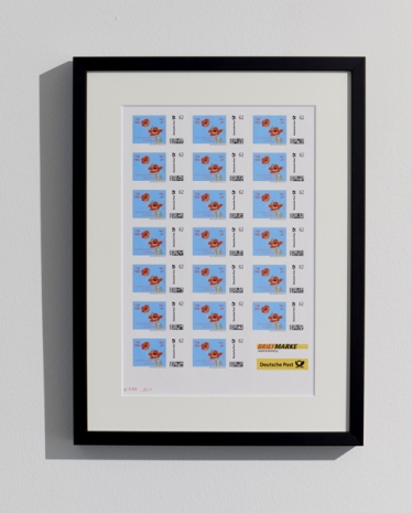 Khaled Jarrar , Anemone stamps, 2015 , Wilde