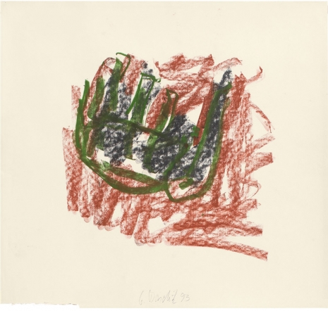 Georg Baselitz , Sans titre, 1993 , Wilde