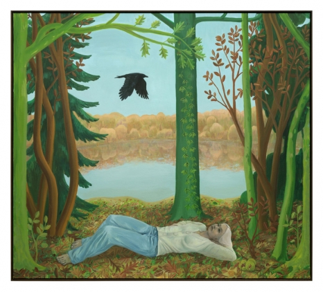 Ben Sledsens , Flying Crow, 2022 , Tim Van Laere Gallery