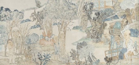 Yun-Fei Ji, Marshall Peng Dehuai and his hungry ghosts, 2007, Zeno X Gallery