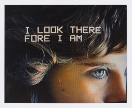 Lew Thomas , I LOOK THEREFORE I AM from the series TELEVISION EYES, 1985 , Anton Kern Gallery