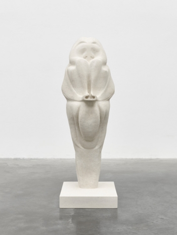 Marguerite Humeau, Venus of Frasassi, A 10–year–old female human has ingested a rabbit's brain, 2018 , White Cube