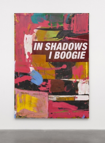 Harland Miller, In shadows I boogie, 2022 , White Cube