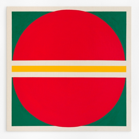 Samson Kambalu, Red Round Crosser, 2022 , Galerie Nordenhake