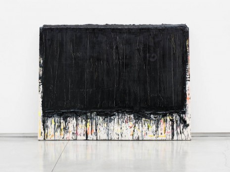 Andrew Dadson, Black Lean Painting, 2013, David Kordansky Gallery