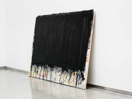 Andrew Dadson, Black Lean Painting, 2013, David Kordansky Gallery