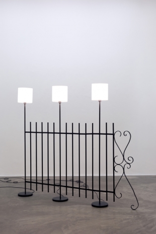 Hannah Fitz, Desire Lines (Electric Fence), 2022 , Kerlin Gallery