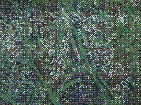 Gabriel Orozco, Green Web Drops, 2011, Marian Goodman Gallery