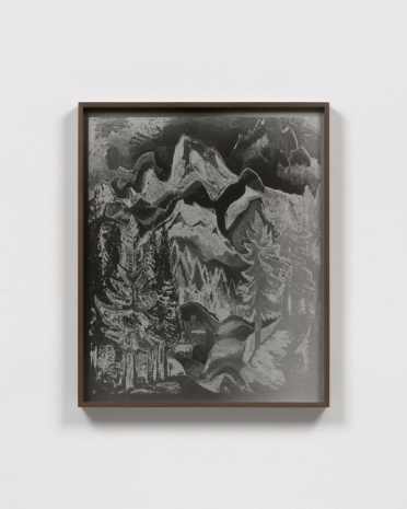 Lisa Oppenheim, Entartete Kunst, Alpenlandschaft, 1937/2022 (Version II), 2022 , Tanya Bonakdar Gallery