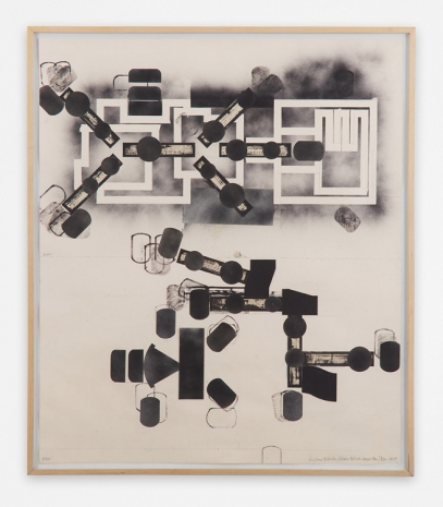 Barry Le Va , Sculptured Activities (Entrance-Exit with Abscessed Plan), 1988-89 , Regen Projects