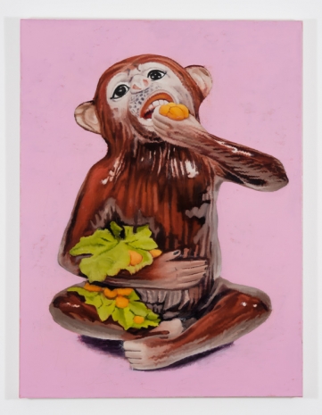 Nathan Ritterpusch, Monkey Eating Oranges, 2023 , PULPO GALLERY