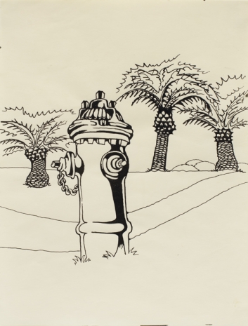 Martin Wong, Untitled (Fire Hydrant), 1970 , Galerie Buchholz