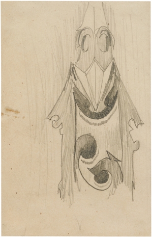 Charles Burchfield, Study for Church Bells Ringing, Rainy Winter Night, No. 1, 1917 , Galerie Buchholz