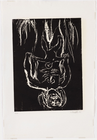 Georg Baselitz, Schwarze Mutter, schwarzes Kind (Black Mother, Black Child), 1985 , Luhring Augustine Chelsea