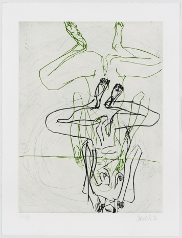 Georg Baselitz, Doppelakt (Double Nude), 1996 , Luhring Augustine Chelsea