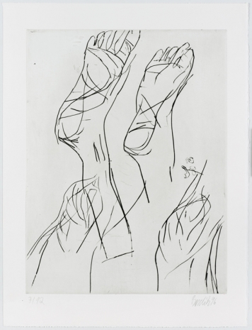 Georg Baselitz, Fuß und Knie (Foot and Knee), 1996 , Luhring Augustine Chelsea