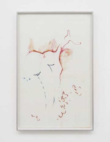 Julia Phillips, Conception Drawing VI (Soft Tubes?), 2020–21, Matthew Marks Gallery