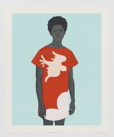 Amy Sherald, Hope is the thing with feathers (The little bird), 2021 , Hauser & Wirth