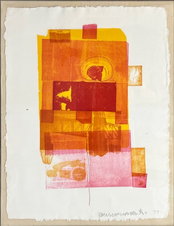 Robert Rauschenberg , Romances (Pomegranate), from Romances, 1977 , Pan American Art Projects