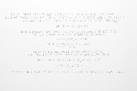 Marc Bauer, The Default Brain, Text, 2022 , Galerie Peter Kilchmann