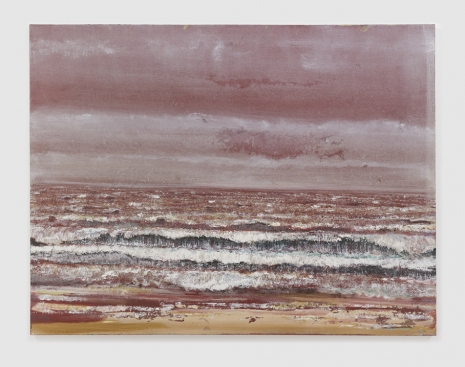 Merlin James, Large Red Sea, 2005 , Anton Kern Gallery