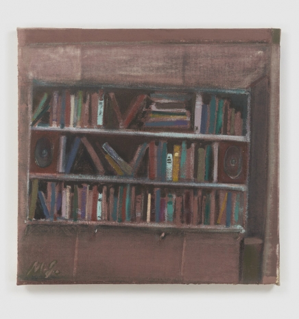 Merlin James, Bookcase and Speakers, (c.1989), 2022 , Anton Kern Gallery