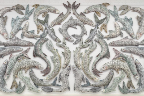 Zachary Armstrong, Fish for a large wall, 2022 , Tilton Gallery