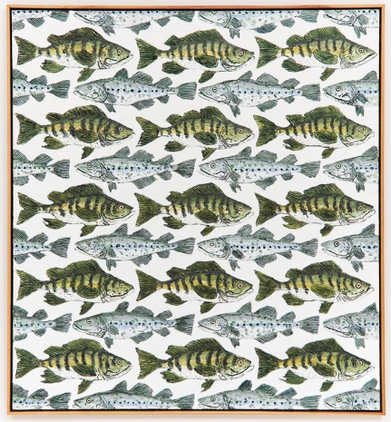 Zachary Armstrong, Fish wallpaper small, 2022 , Tilton Gallery