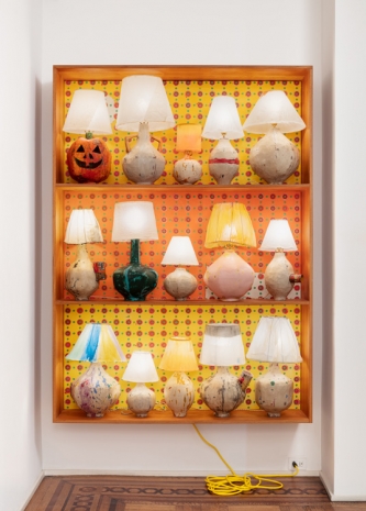Zachary Armstrong, Shelf with lamps (15), 2022 , Tilton Gallery