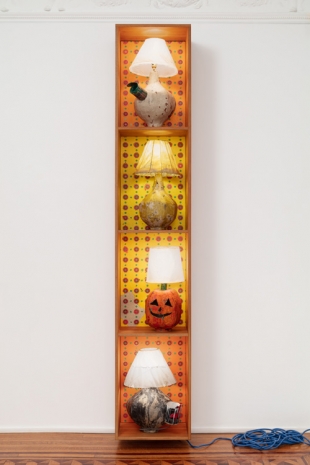 Zachary Armstrong, Shelf with lamps (4), 2022 , Tilton Gallery