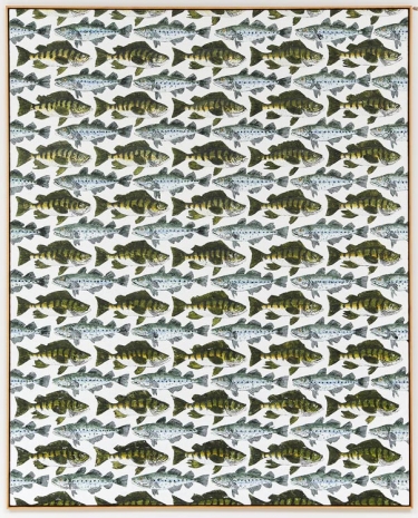 Zachary Armstrong, Fish wallpaper large, 2022 , Tilton Gallery