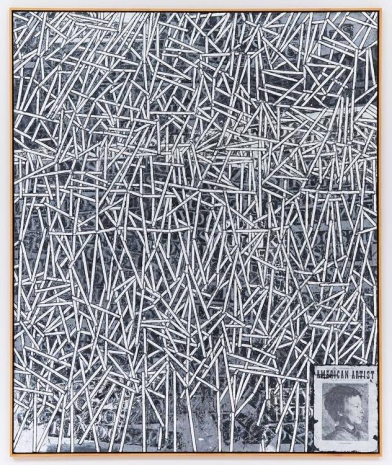 Zachary Armstrong, B/w abstract vertical, 2022 , Tilton Gallery