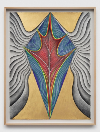 Faith Wilding, Gold Leaf Kite, 2021 , Bortolami Gallery