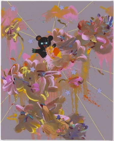 Fiona Rae, Floating upwards, 2013, Galerie Nathalie Obadia